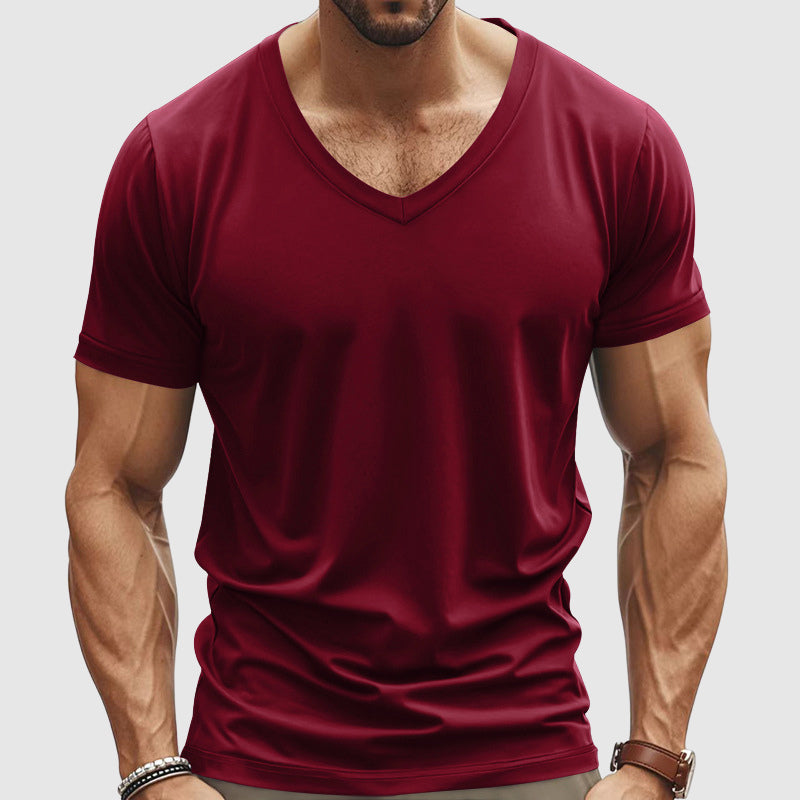 Yves | Men’s V-Neck T-Shirt in a Tailored Silhouette