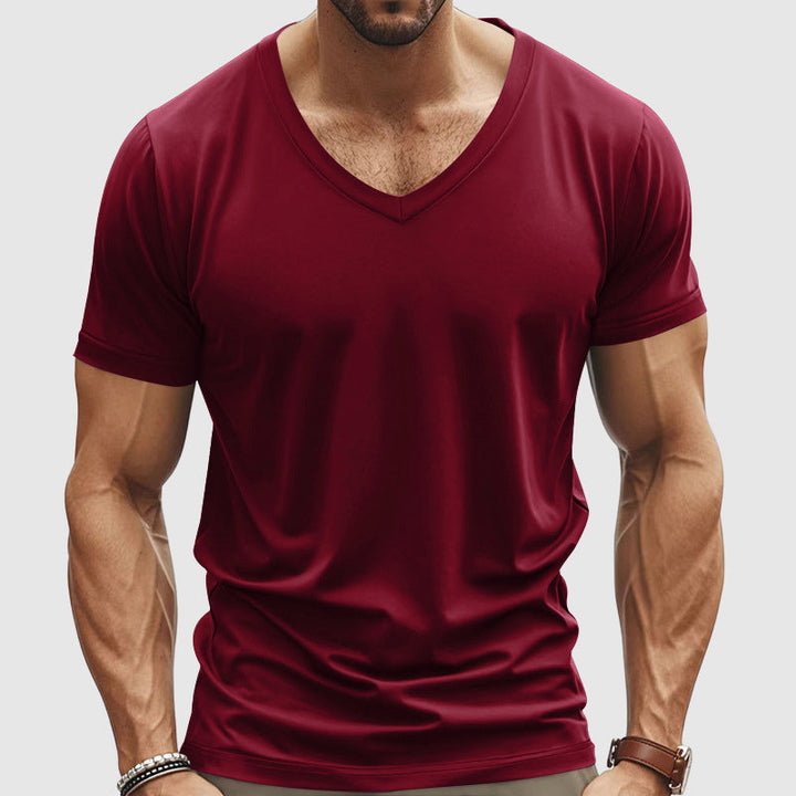Yves | Men’s V-Neck T-Shirt in a Tailored Silhouette