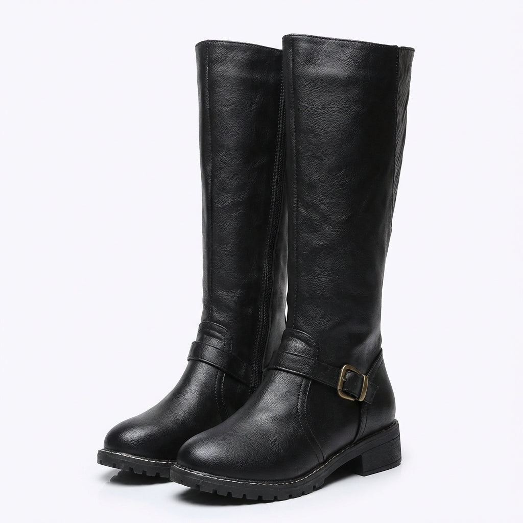 Imogen | Women's Knee High Zip Detail Boots