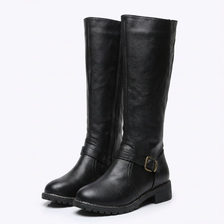 Imogen | Women's Knee High Zip Detail Boots