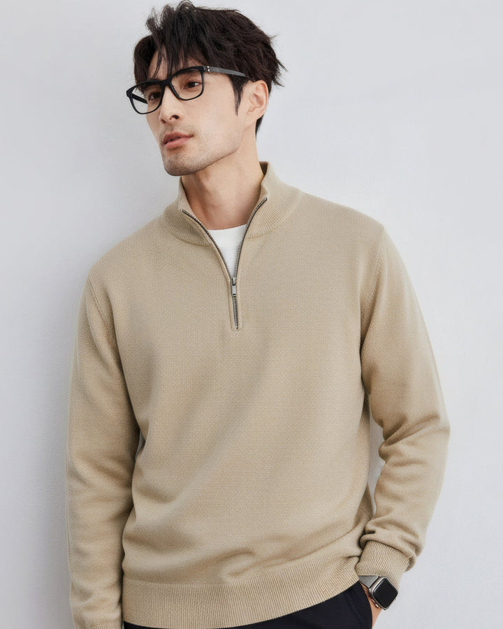 Velmoro | Men’s Half-Zip Sweatshirt in a clean everyday style