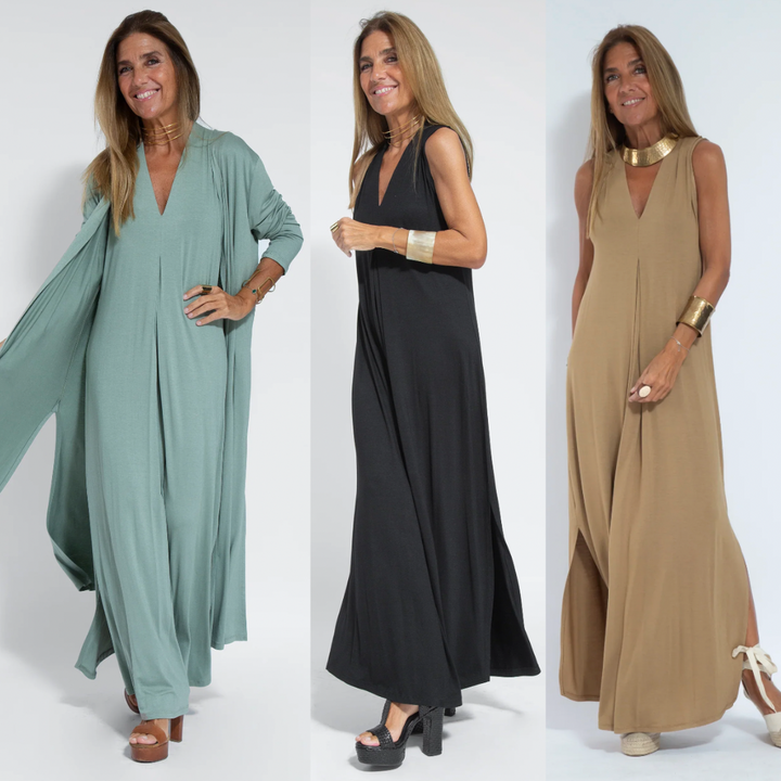 Elvéra | Women’s Loose Fit Maxi Dress with Elegant Flow and Comfort