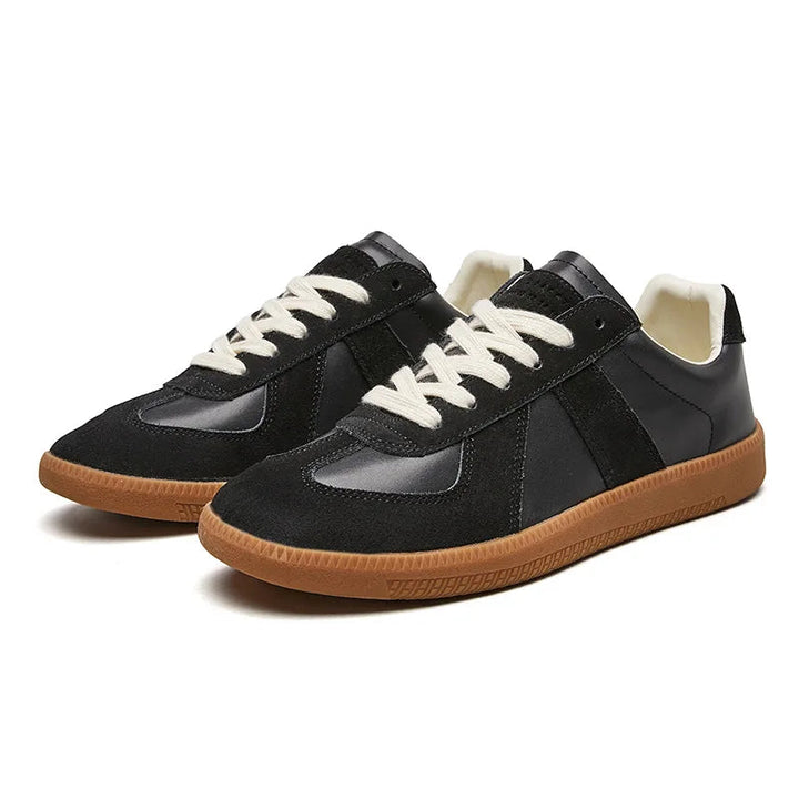 Draxen | Men’s Lace-Up Trainers with two-tone panel composition