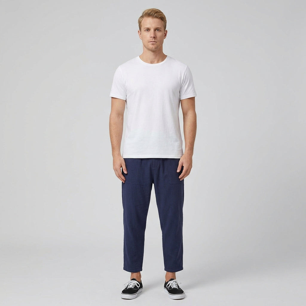 Lucas | Men's Casual Trousers With Straight Fit