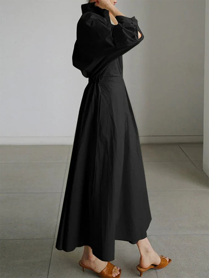 Elyra | Women’s Shirt Dress in a polished midi framework