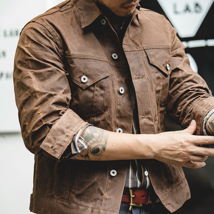 Harlan | Men’s Utility Jacket featuring Button Placket