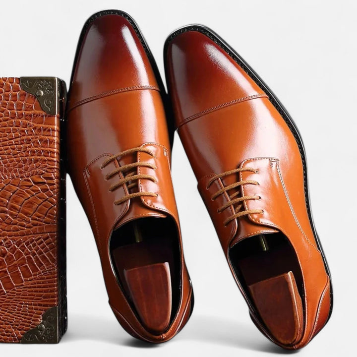 Calden | Men’s Lace-Up Dress Shoes with elevated surface feel