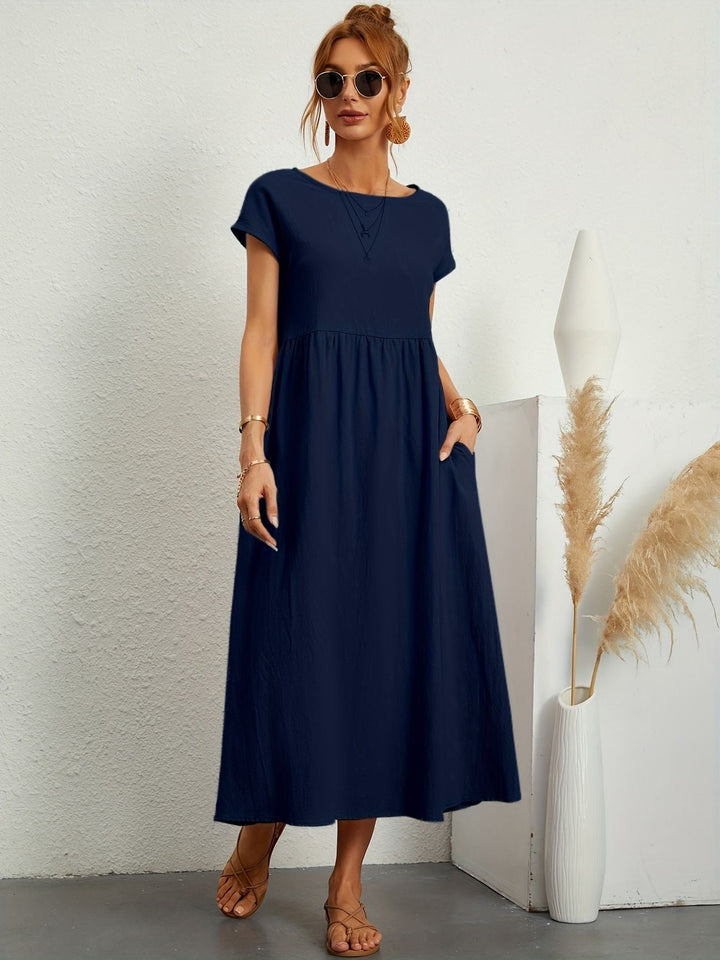 Elmira | Women’s Midi Dress with Relaxed Fit