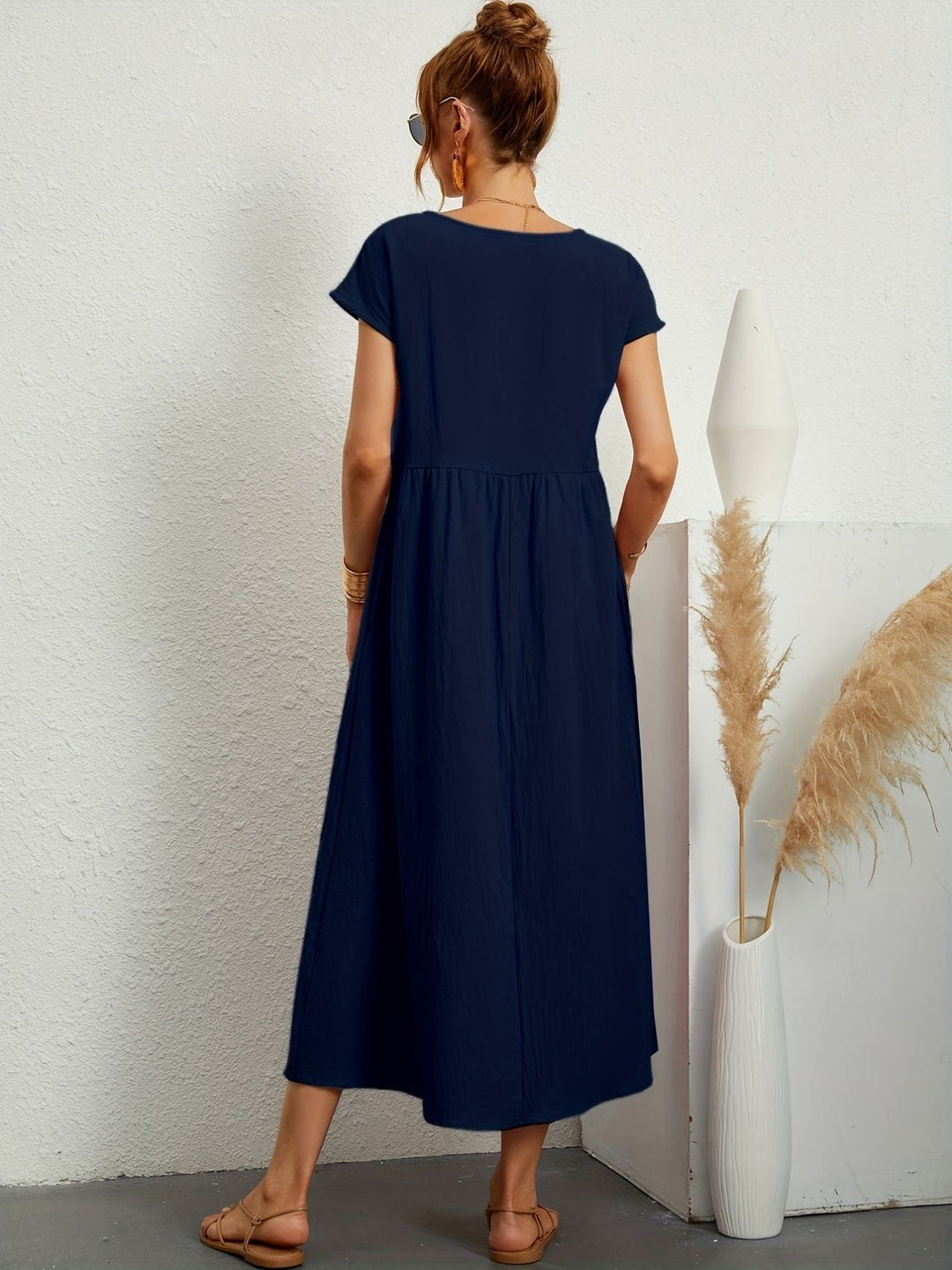 Elmira | Women’s Midi Dress with Relaxed Fit