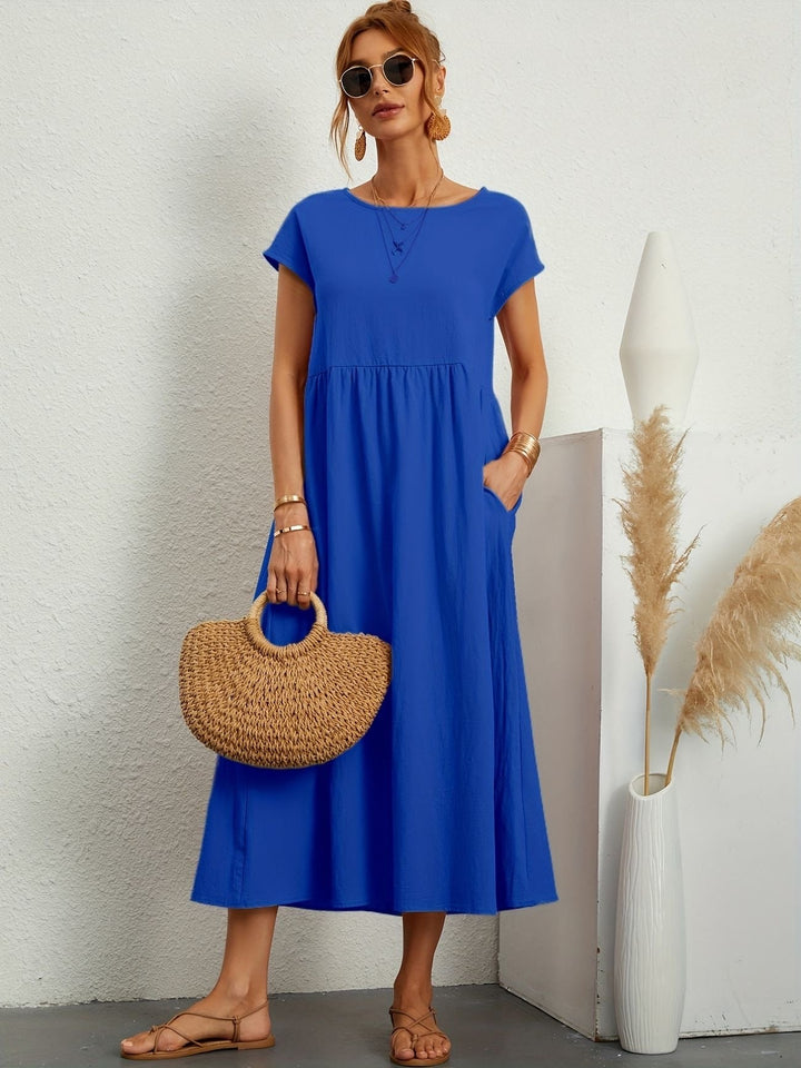 Elmira | Women’s Midi Dress with Relaxed Fit