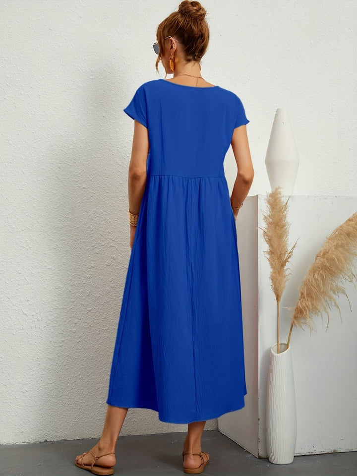 Elmira | Women’s Midi Dress with Relaxed Fit