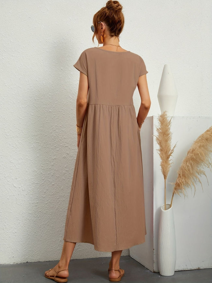 Elmira | Women’s Midi Dress with Relaxed Fit