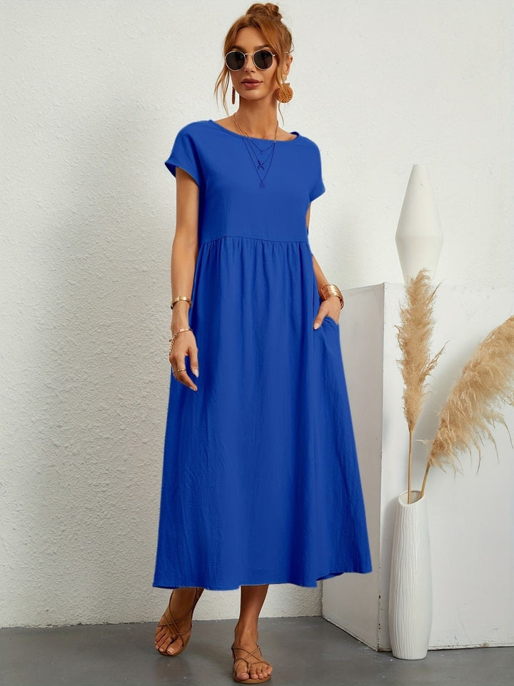 Elmira | Women’s Midi Dress with Relaxed Fit