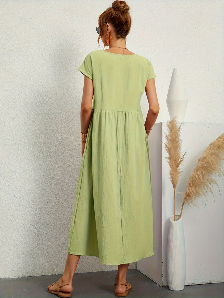 Elmira | Women’s Midi Dress with Relaxed Fit