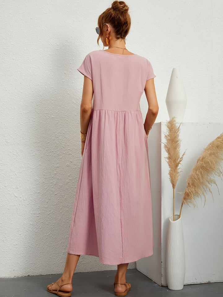 Elmira | Women’s Midi Dress with Relaxed Fit