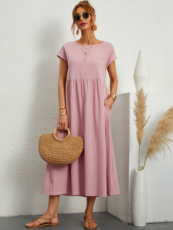 Elmira | Women’s Midi Dress with Relaxed Fit