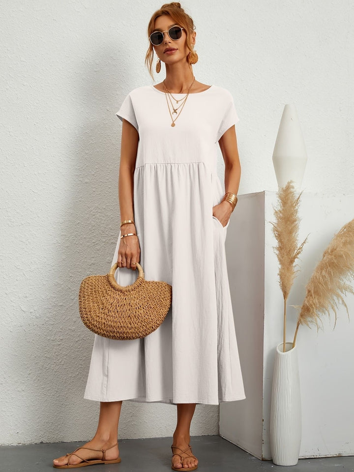 Elmira | Women’s Midi Dress with Relaxed Fit