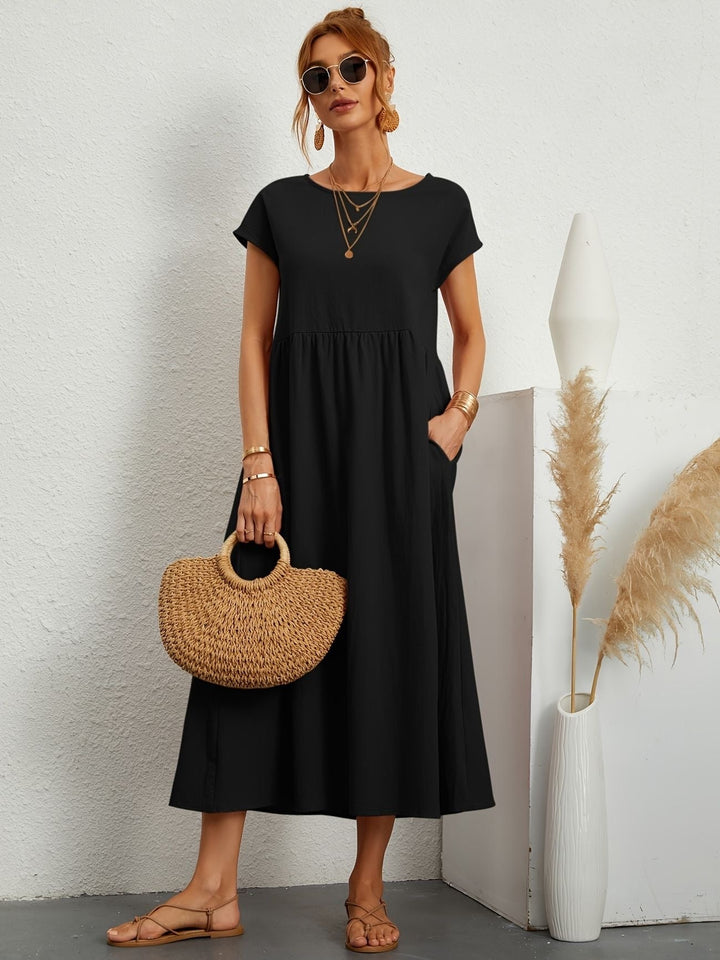 Elmira | Women’s Midi Dress with Relaxed Fit