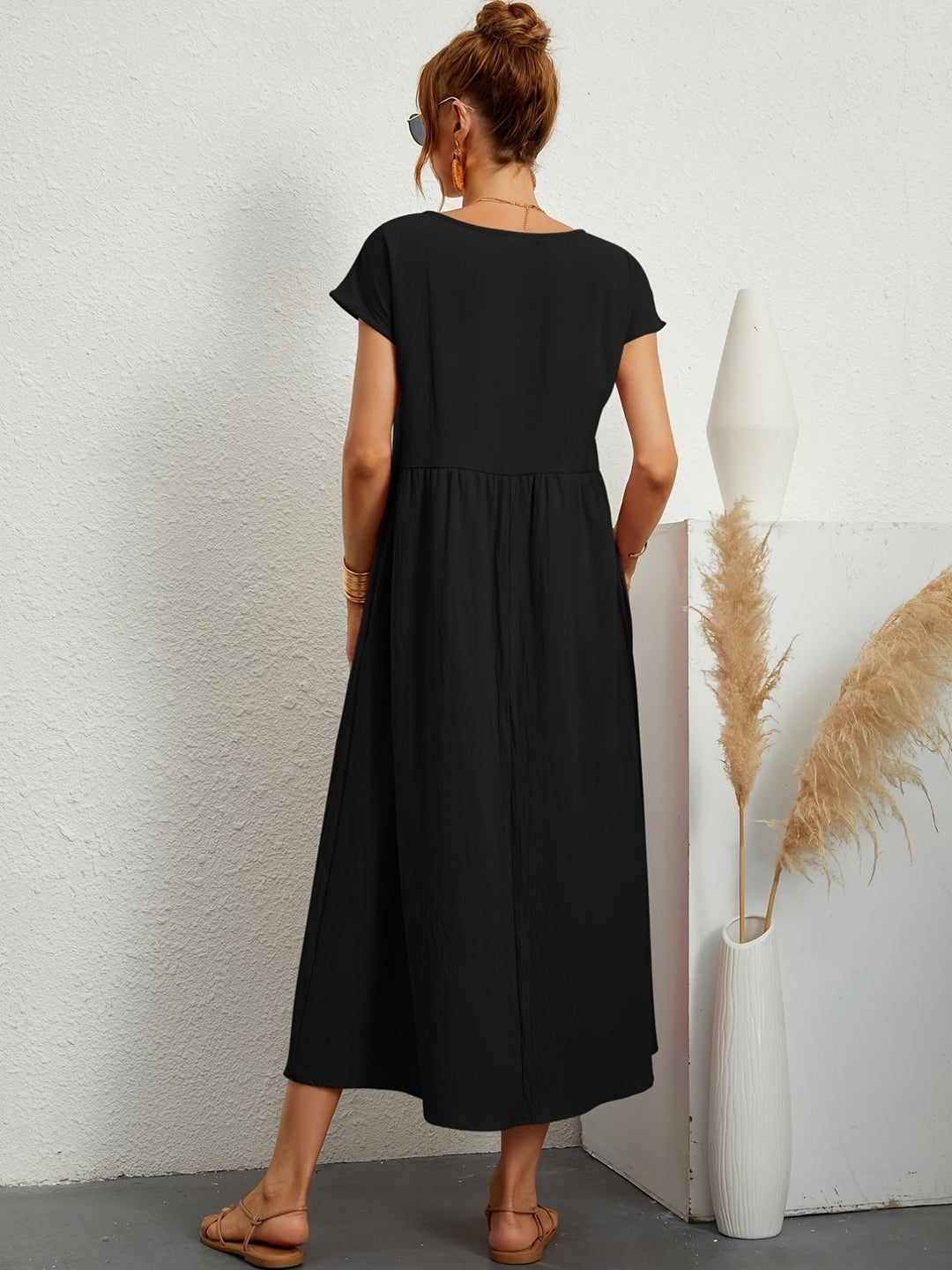 Elmira | Women’s Midi Dress with Relaxed Fit
