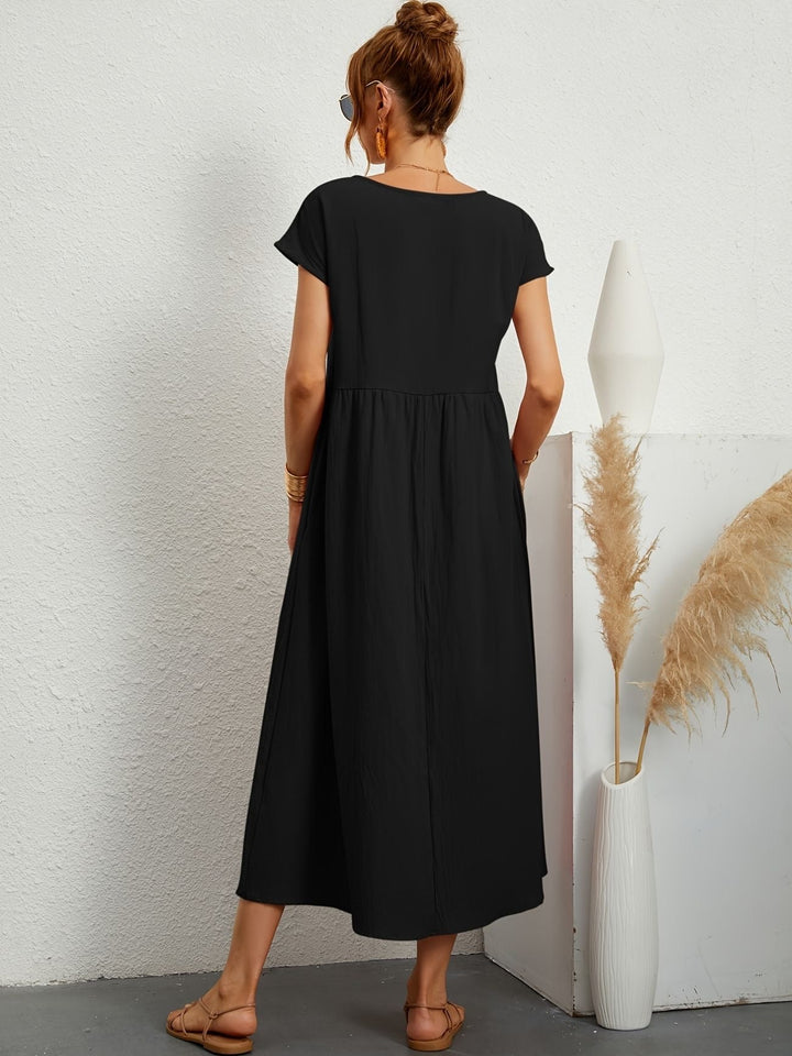 Elmira | Women’s Midi Dress with Relaxed Fit