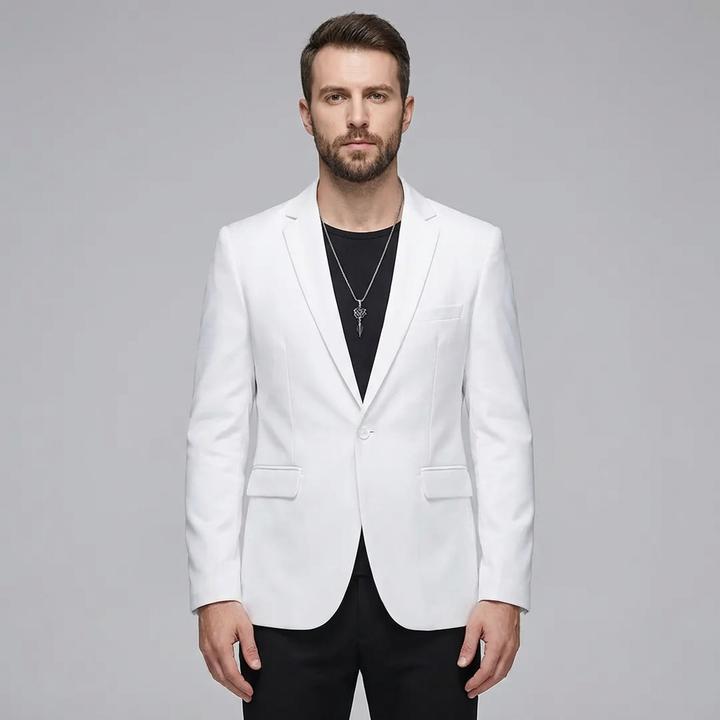 Nathan | Men's Slim Fit Blazer With Notch Lapel