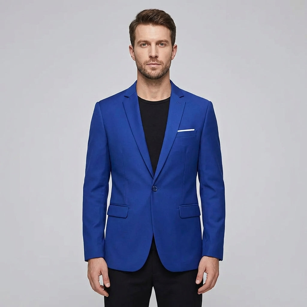 Nathan | Men's Slim Fit Blazer With Notch Lapel