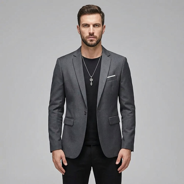 Nathan | Men's Slim Fit Blazer With Notch Lapel