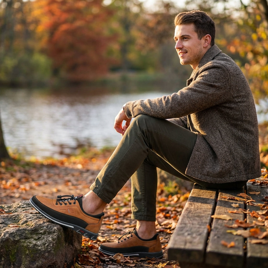 Noah | Men's Oxford Shoes With Lace Up Design