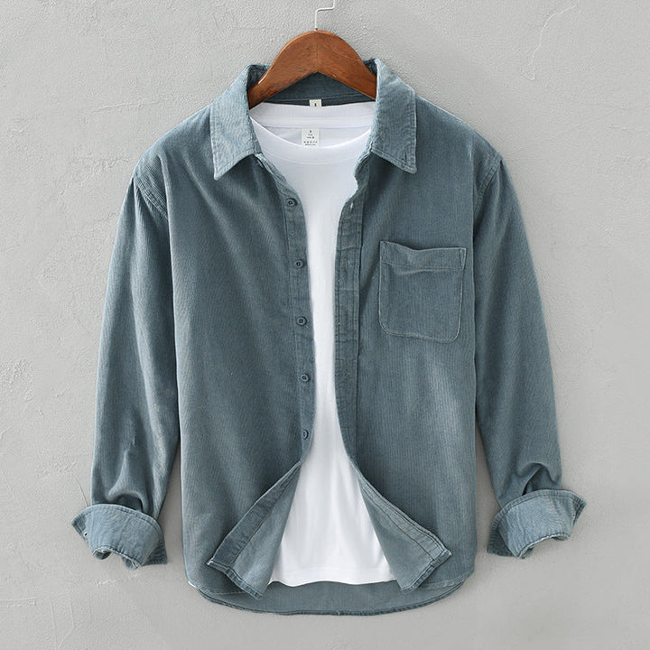 Quavion | Men’s Casual Shirt with Chest Pocket