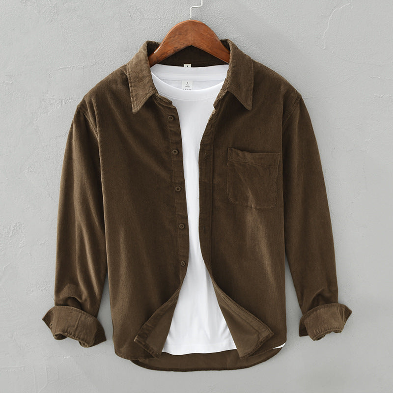 Quavion | Men’s Casual Shirt with Chest Pocket