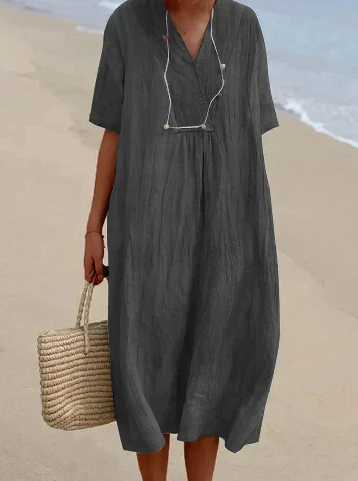 Quirelna | Women’s Midi Dress designed for holiday dressing