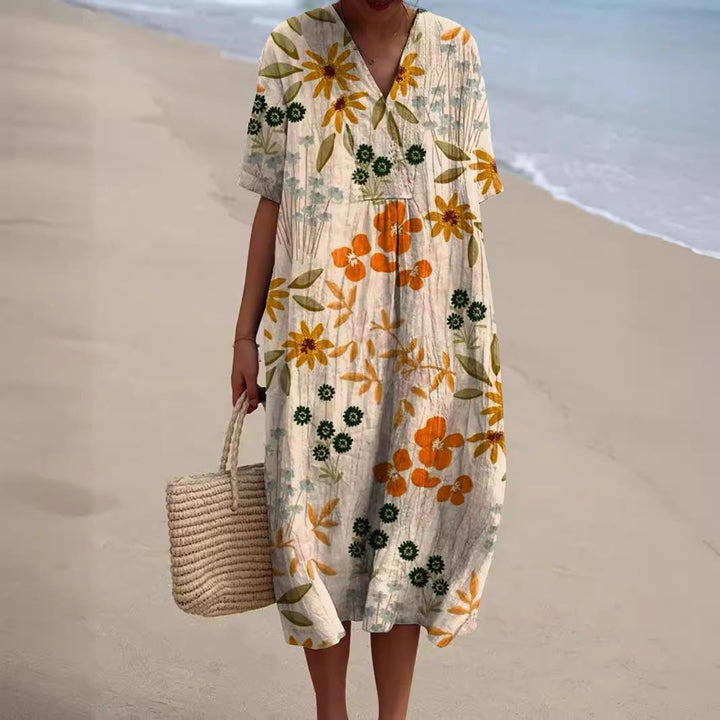 Lunara | Women’s Floral Midi Dress