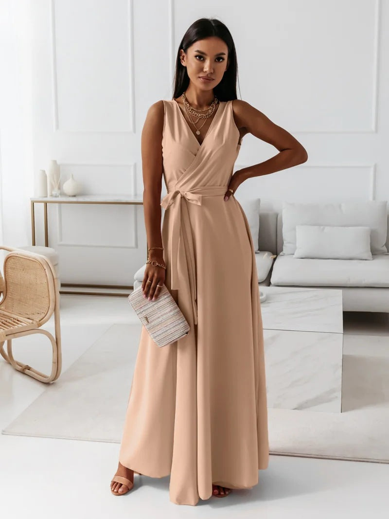 Amelia | Women’s Maxi Dress with Wrap Design and Flowy Fit