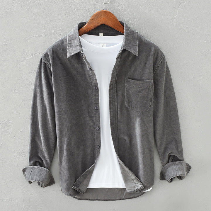 Quavion | Men’s Casual Shirt with Chest Pocket
