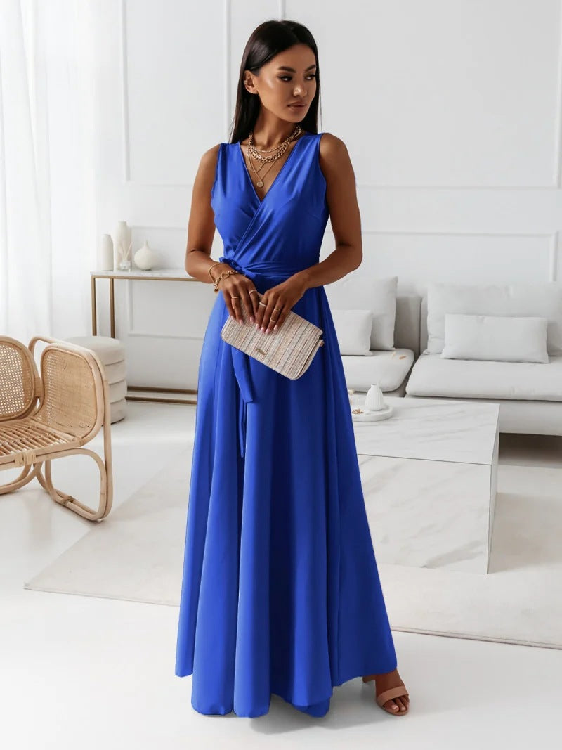 Amelia | Women’s Maxi Dress with Wrap Design and Flowy Fit
