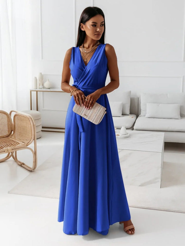 Amelia | Women’s Maxi Dress with Wrap Design and Flowy Fit