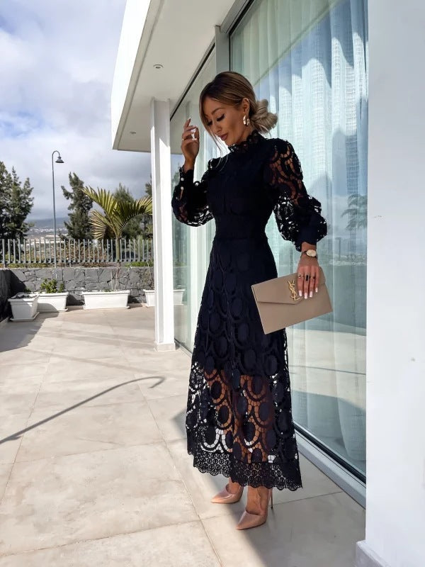 Seraphina | Women’s Midi Dress featuring an Elegant Cut-Out Pattern