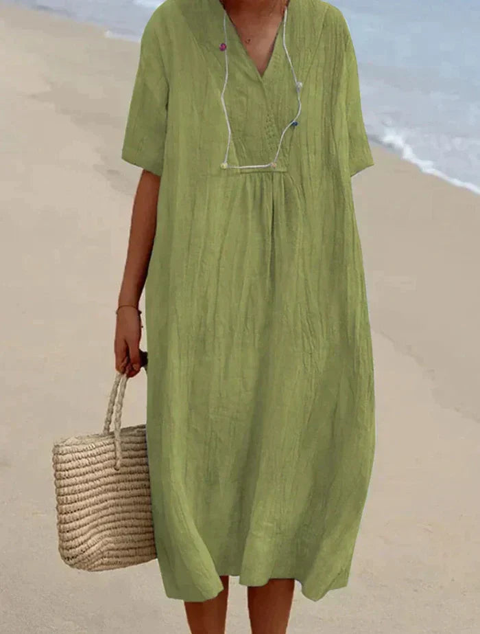 Quirelna | Women’s Midi Dress designed for holiday dressing