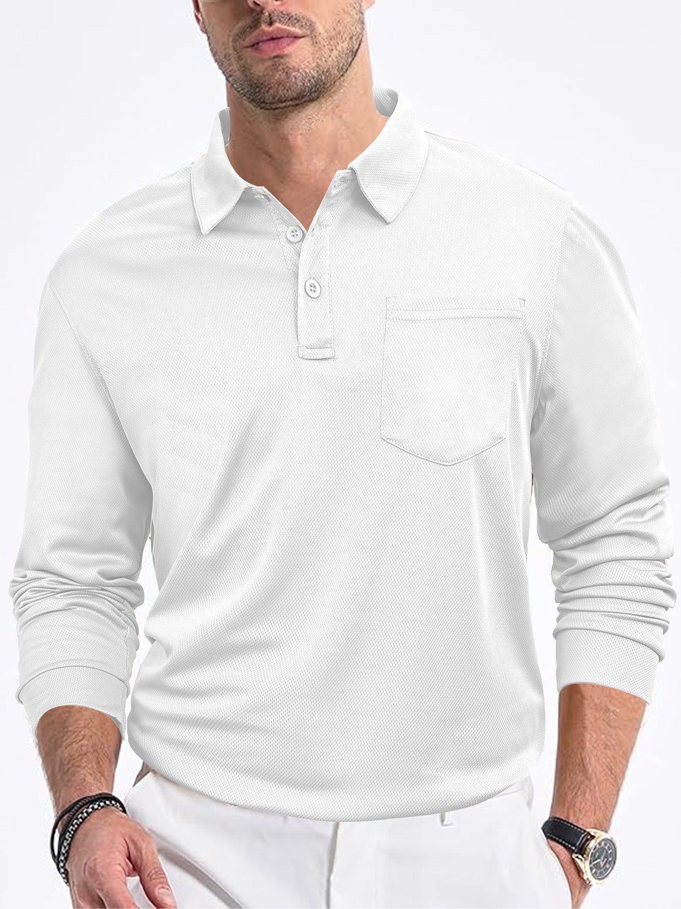 Everford™ | Alan – Classic Long-Sleeved Polo