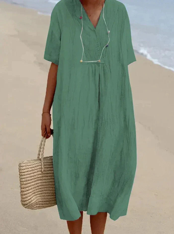 Quirelna | Women’s Midi Dress designed for holiday dressing