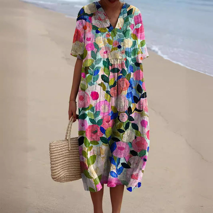 Lunara | Women’s Floral Midi Dress