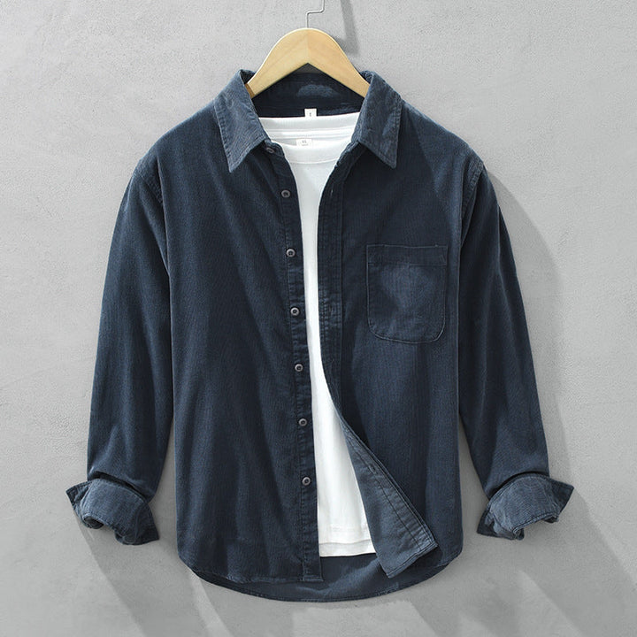 Quavion | Men’s Casual Shirt with Chest Pocket