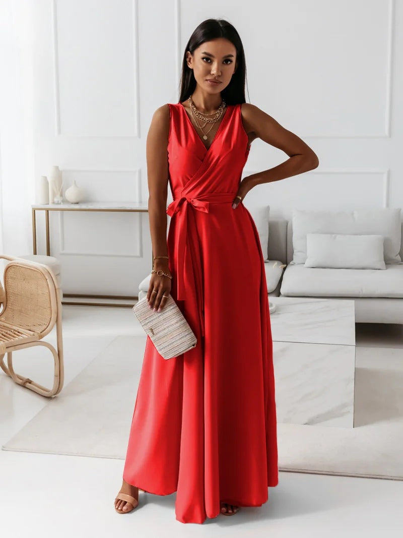 Amelia | Women’s Maxi Dress with Wrap Design and Flowy Fit