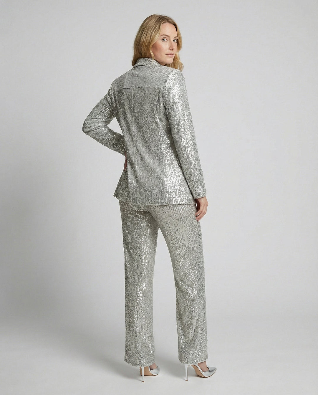 Veloura | Women’s Two-Piece Set featuring wide leg trousers