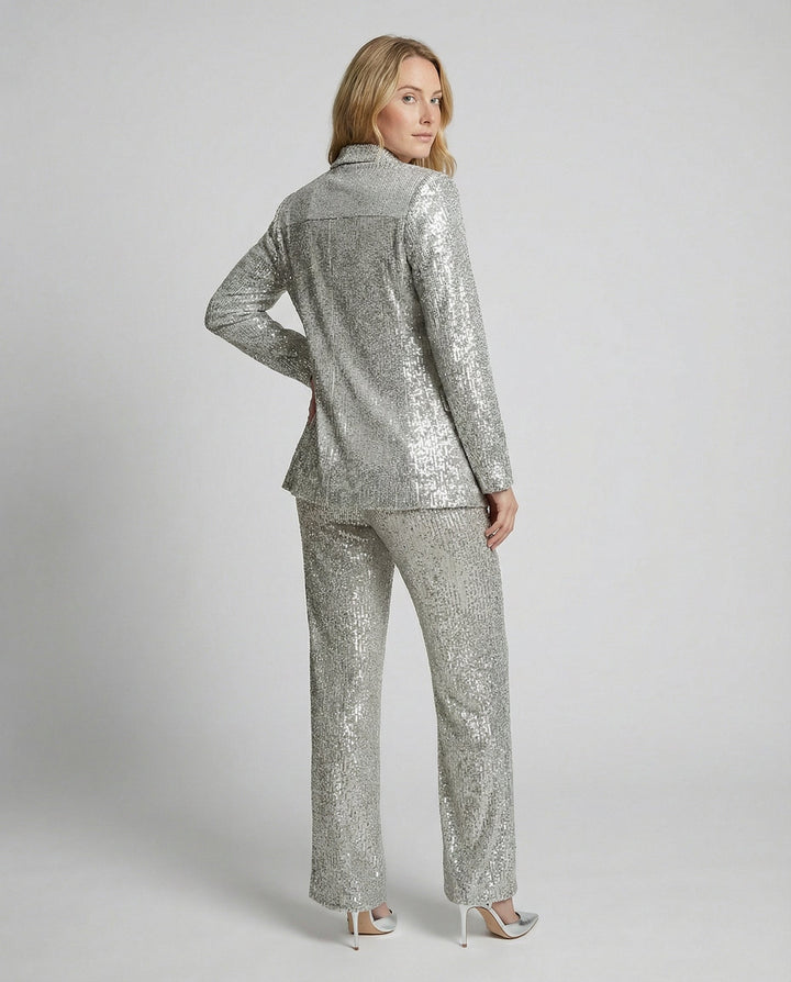 Veloura | Women’s Two-Piece Set featuring wide leg trousers
