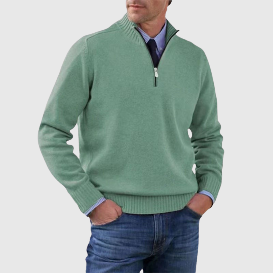 Everford™ | Graham – Half-Zip Knitted Jumper
