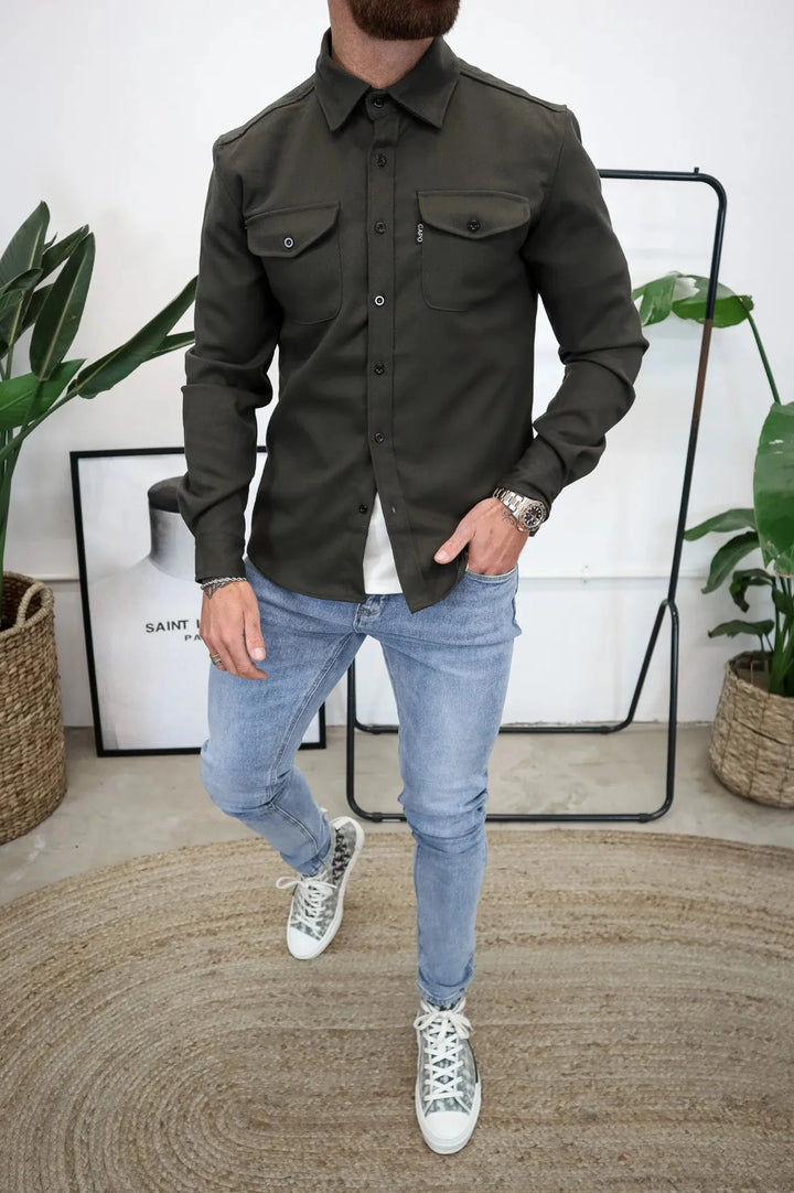 Orven | Men’s Overshirt featuring Utility Pockets