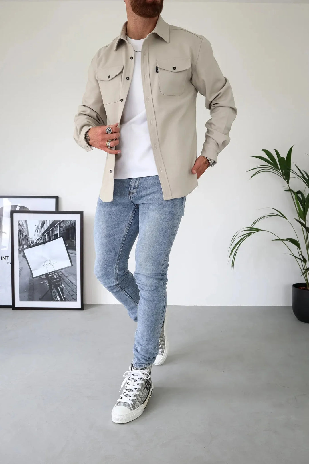Orven | Men’s Overshirt featuring Utility Pockets