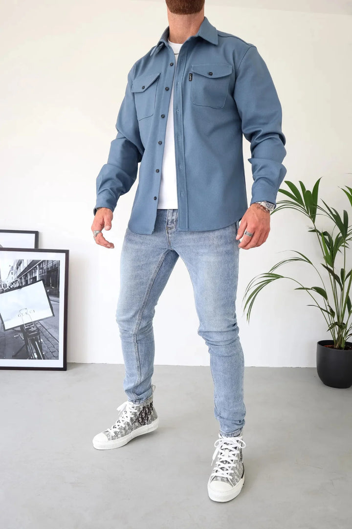Orven | Men’s Overshirt featuring Utility Pockets