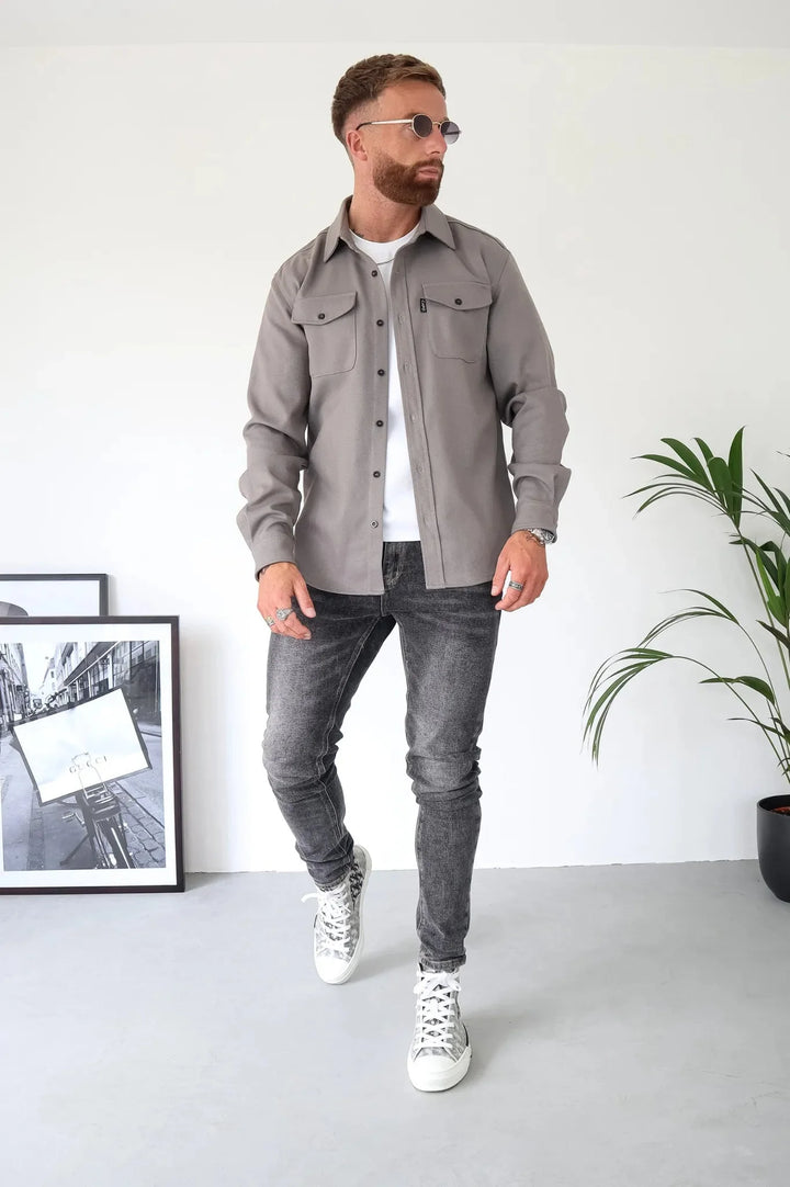 Orven | Men’s Overshirt featuring Utility Pockets
